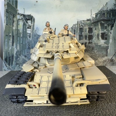 HEAVY METAL FORCES OF VALOR U.S.M.C M60A1  PATTON TANK KUWAIT 1/32 Unimax 2 Figs