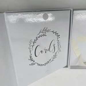 Sweet Brite Wedding Card Box White Gift Card / Money Card Holder Decor