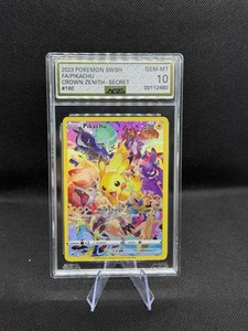 ags graded pokemon cards Rayquasa card 9.5 Rare New The custom card that came