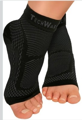 TechWare Pro Ankle Brace Compression Sleeve - Plantar Fasciitis Sock....