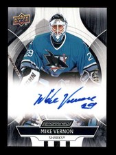 MIKE VERNON 2024/25 UD ENGRAINED ICONS RARE ON CARD AUTOGRAPH AUTO #03/15 T7230