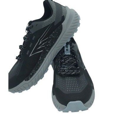 Hi-Tec Women Trail Running Shoes Blk Microchip Omphalodes SZ 7.5