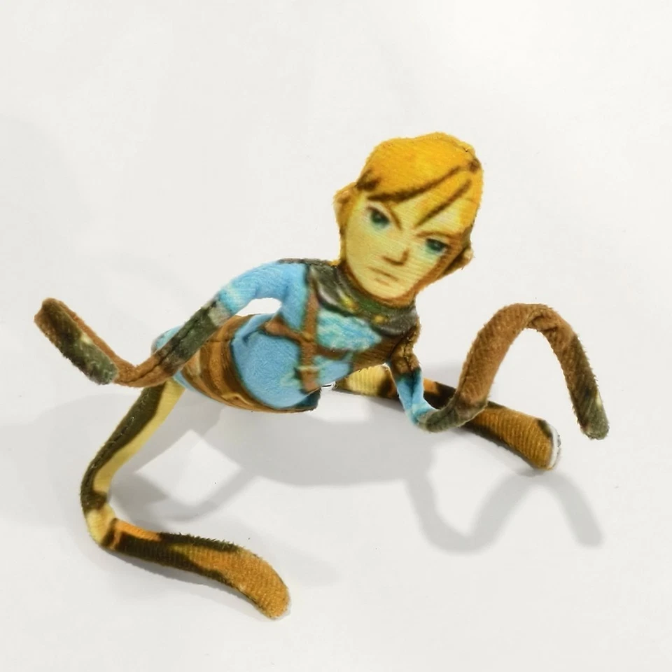 Legend of Zelda: Link смешная кукла с подвижными руками и ногами плюшевая кукла ручной работы - Изображение 3 из 4