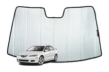 Genuine SNAPSHADES Front Windscreen Sun Shade for Mazda 6/Atenza Sedan/Liftba...