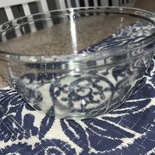 Vintage Anchor Hocking 8" Clear Glass Mixing Bowl-Birthday/Mother's Day Gift
