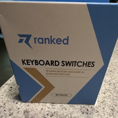Ranked Keyboard Switches Kailh Box White Clicky Mechanical 90 Pack Puller