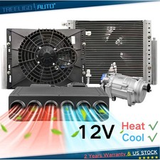 Universal 12v Air Conditioner Underdash Heatcool Electric Ac Unit For Car Auto