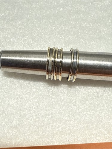 Raro anillo clutch Parker 51 con bandas de borde redondeado dorado raro esto es para uno - Imagen 3 de 5