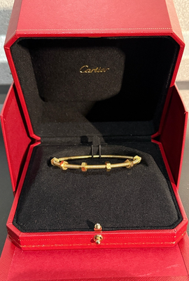 CARTIER BRACELET ECROU DE CARTIER NUTS 18K YELLOW GOLD CRB6063818