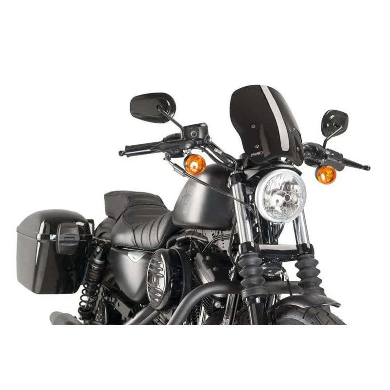 PARE-BRISE PUIG NOIR 9283N HARLEY DAVIDSON SPORTSTER 1200 CUSTOM 2004 / 2017