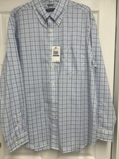 Nautica Long sleeve Shirt Button Down 100 Cotton Easy Care XL New W/tags