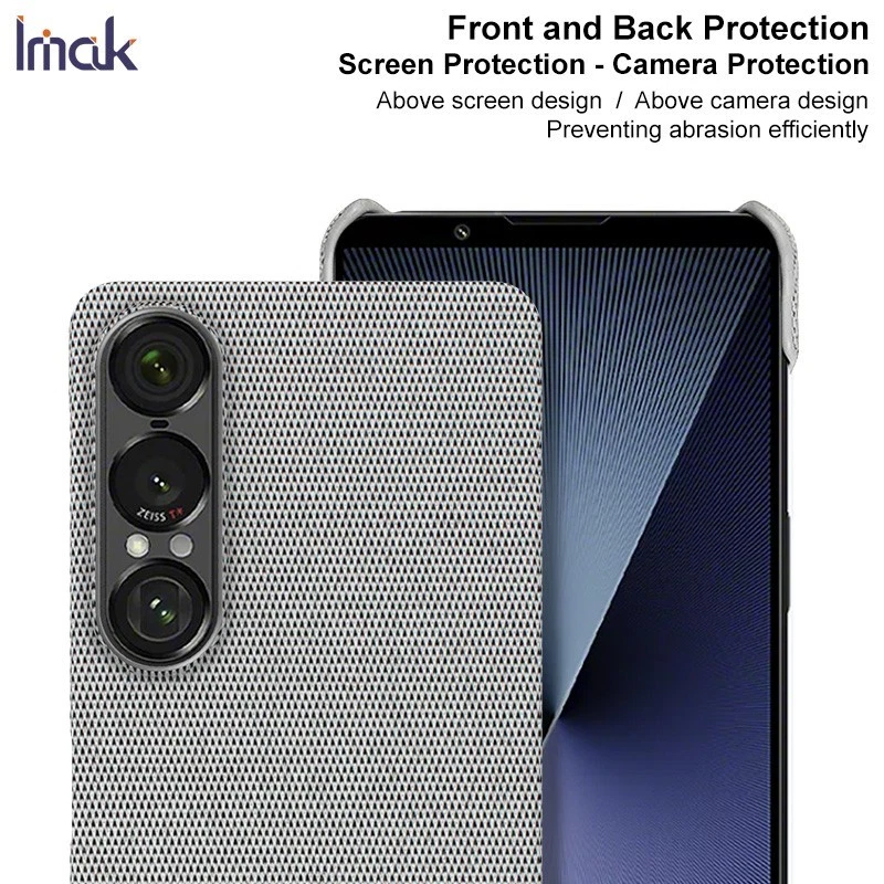 Imak 布料布纺织塑料后壳适用于索尼 Xperia 10 1 Vii 2025 10 Vi - 第 16/24 张图片