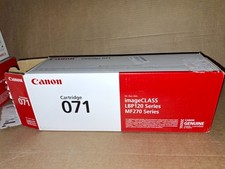 Canon 071 Genuine Black Toner for image CLASS LBP120 MF270 Laser Printer