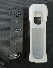 Official OEM Nintendo Wii Remote Motion Plus Controller RVL-036 W/ Silicone Covr