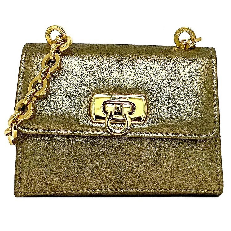Ferragamo gold best sale bag