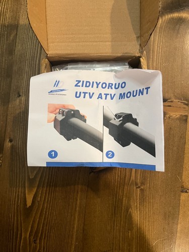 UTV Whip Mount 2pcs and ATV Whip Light Mounts Bundle. Universal Aluminium Mounts - Picture 10 of 10