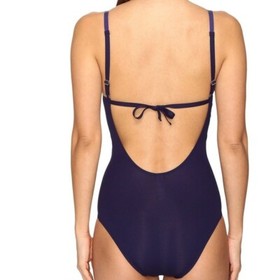 LA PERLA Tulle mesh panel swimsuit IT 3 US 36b M