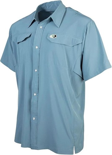 Mossy Oak Men’s Button-Up Short Sleeve Outdoor Vented Shirt Medium -MSRP $50.00 - Picture 4 of 13