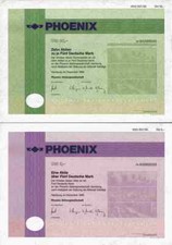 4 x PHOENIX AG Blanketten 1996 Hamburg Harburg Wien Firestone Reithoffer Reifen