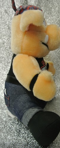 Harley Davidson Motorcycle Pig Hog Plush Stuffed 12 inch 1998~EUC - Picture 10 of 12