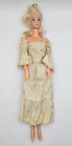 Vintage 1966 Mattel Ballerina BARBIE Doll Bendable Twist n Turn With Crown