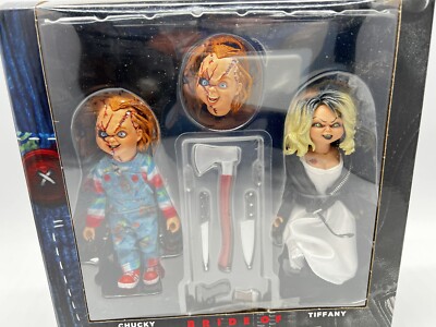 NECA Bride Of Chucky Clothed Chucky And Tiffany 2 Pack NECA Bride Of Chucky Clothed Chucky And Tiffany 2 Pack