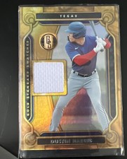 2023 Panini Chronicles Gold Standard Swatches Dustin Harris Texas Rangers GSS-DH