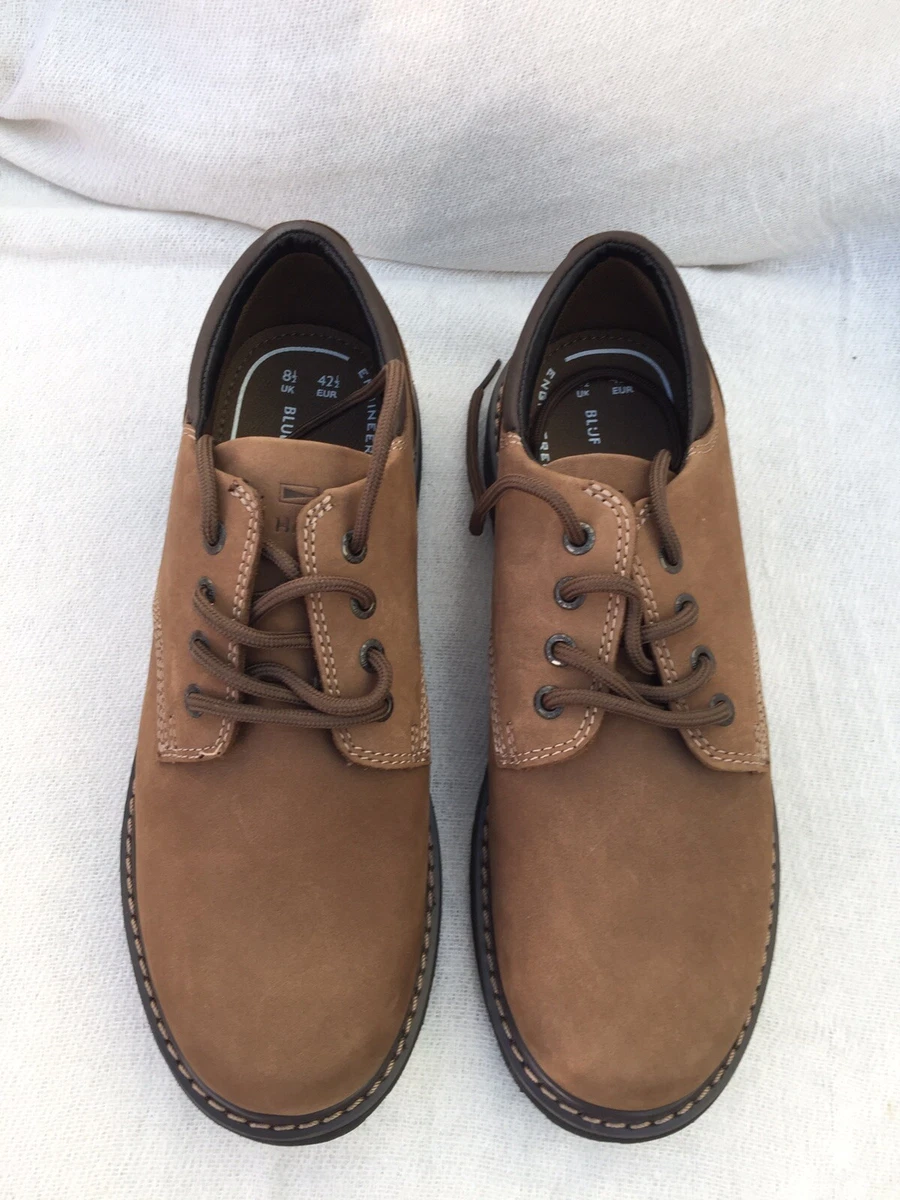 Mens Shoes M S Blue Harbour Nubuck Leather Heavy Duty Size 8.5 EU