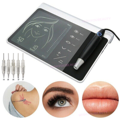 LCD Digital Screen Permanent Eyebrow Lip Tattoo Pen Microblading Makeup Machine