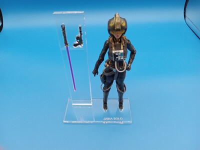 Star Wars Black Series Jaina Solo 🔥 Acrylic Base Set 🔥No Toy
