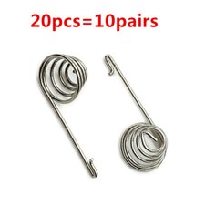 20pcs 10pairs Silver Battery Springs Replacement Part for Xbox 360 Motherboard