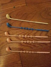 5 Golf Club Swizzle Sticks Vintage Drink Stirrers Plastic . Doral Country Club