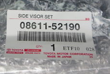 TOYOTA GENUINE DOOR VISOR SET VITZ/YARIS NCP131 NSP130/135 KSP130