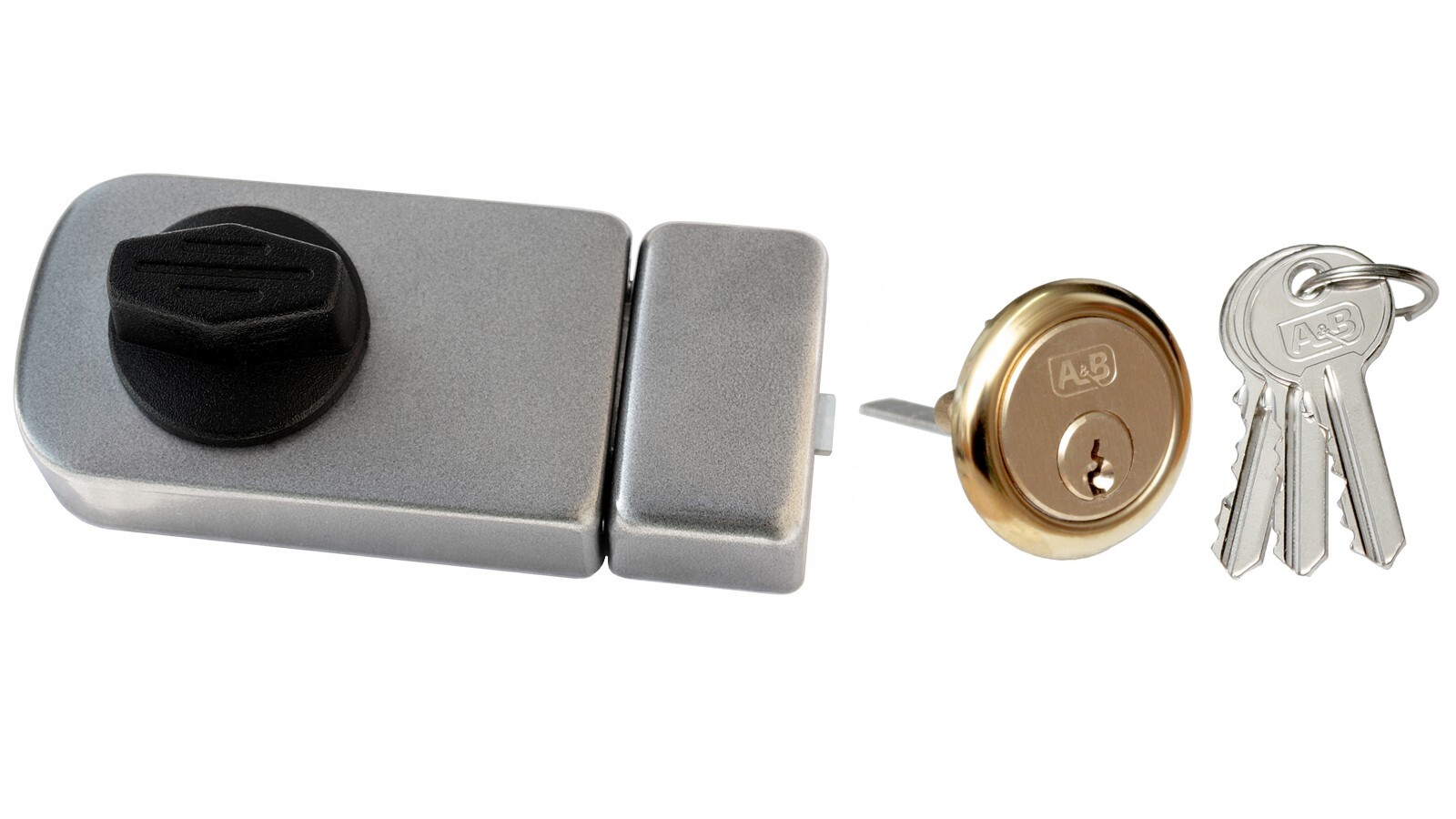 Lock 50/60 Additional Lock Door Additional Lock Cylinder Keyed Alike Gray