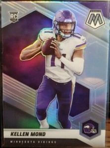 2021 Panini Mosaic KELLEN MOND RC VARIATION SILVER PRIZM ROOKIE #321-V Vikings!