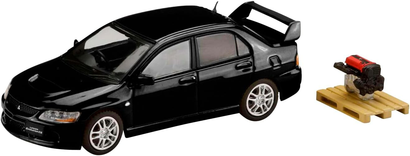 HJ64 164 Mitsubishi Lancer Evolution 9 GSR Черный с дисплеем двигателя HJ645054BK 13790₽