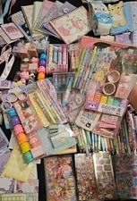 32+ pcs Mystery Kawaii Stationary Bundle , Cute Stationery Set