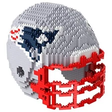 FOCO BRXLZ NFL New England Patriots Mini Football Helmet 3-D Construction Toy