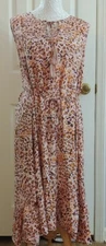 BeachLunchLounge Get Spotty Lou Lou Sleeveless Dress sz XL