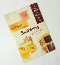 1955 Swiftning Shortening Recipe Booklet Martha Logan Swift Co Vintage Cookbook