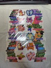 Sealed Pokemon 1997 Japanese Banpresto Vintage Jumbo Sticker 10559