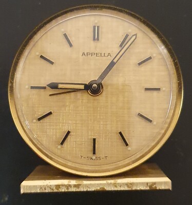 Appella Reisewecker - Swiss Made, für Liebhaber und Sammler, sehr gut erhalten