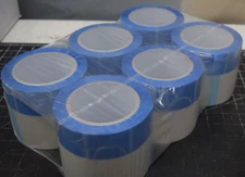 6 Rolls Screen Printing Split Tape 4"x 60 yds. Left Handed Tape