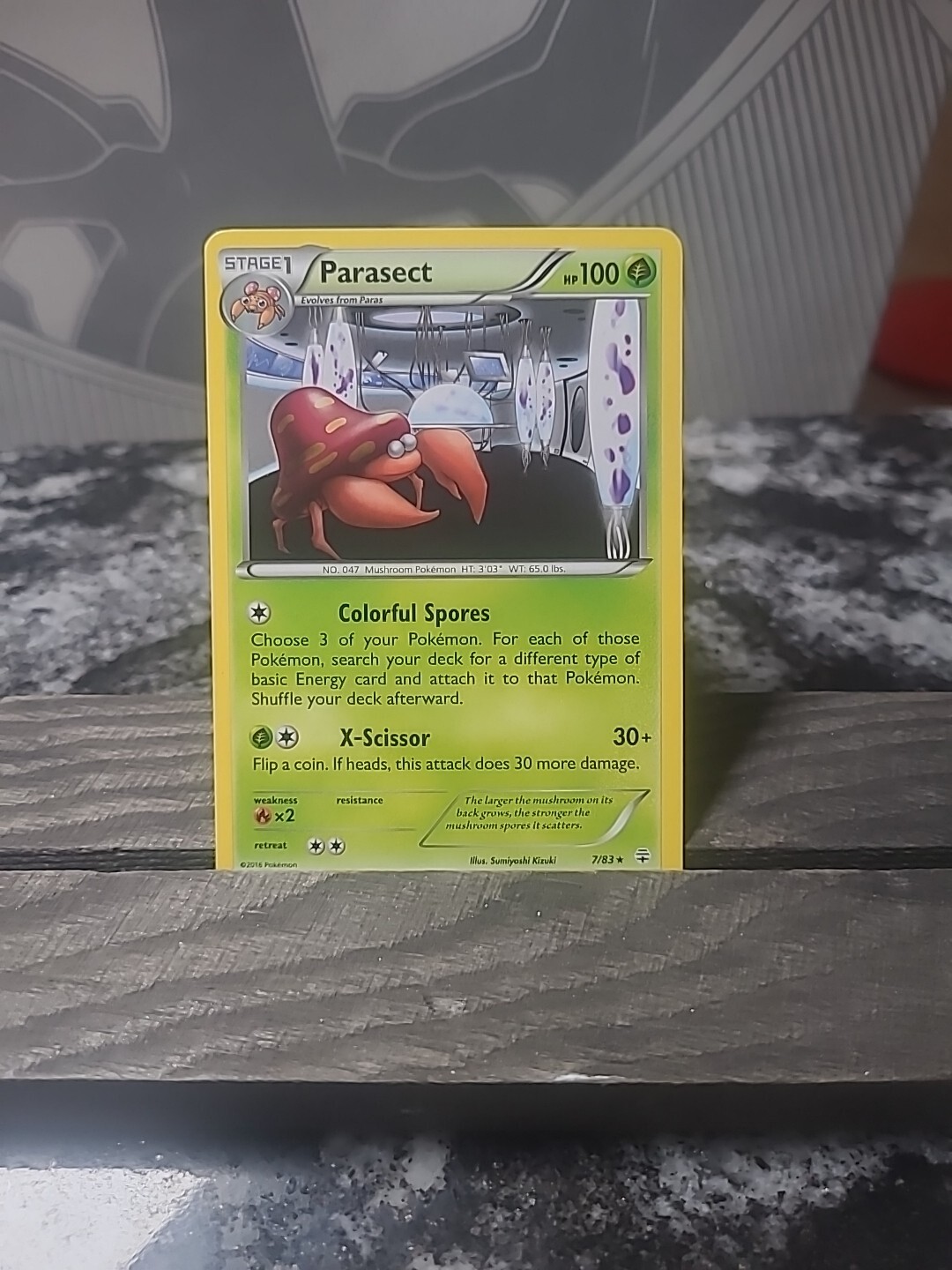Pokemon Tcg Parasect 7/63 Generations Regular Rare NM
