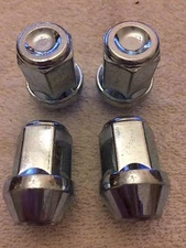 4 X M12X1.25 19mm 60 DEGREE TAPERED CLOSED END ALLOY WHEELS NUTS FITS SEE LIST 1