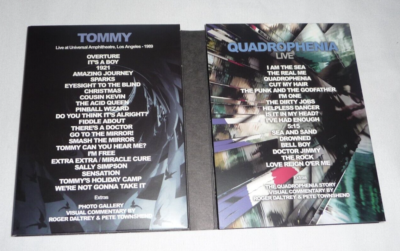 THE WHO Tommy and Quadrophenia Live with Special Guests DVD 3 Disc