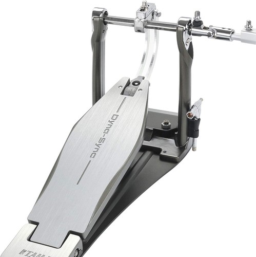 Tama HPDS1TW Dyna Sync Double Bass Drum Pedal Musical Instruments- Black/White - Picture 4 of 5