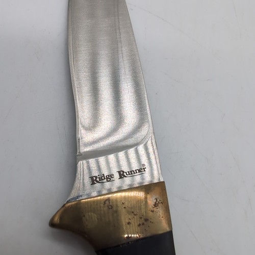 Ridge Runner Fixed Blade Hunting Knife RR423 Stainless Steel With Sheath - Picture 3 of 14