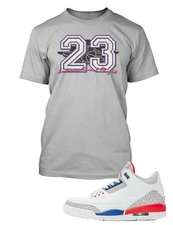 23 Basketball Sport Tee Shirt to Match J3 International Flight Shoe Big Tall Sm