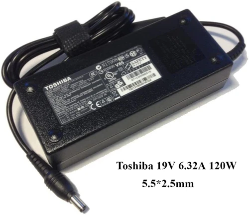 Toshiba 19V 6,32A 120W Ladegerät für Satellite A500 L515 L550 M505D 5,5mm Adapter - Bild 1 von 3